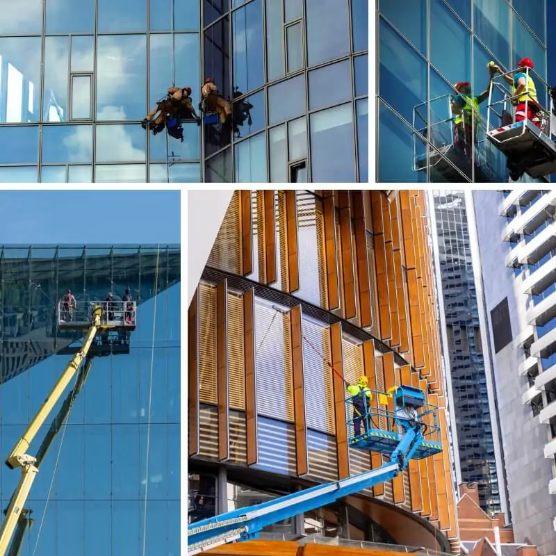 Professional commercial window cleaning in Reading