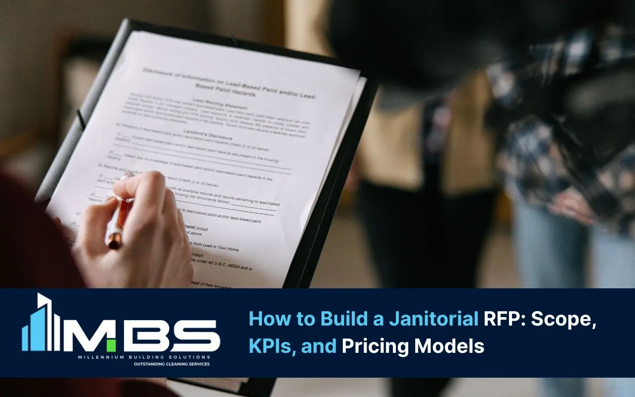 Step-by-step Janitorial RFP Template checklist for facilities